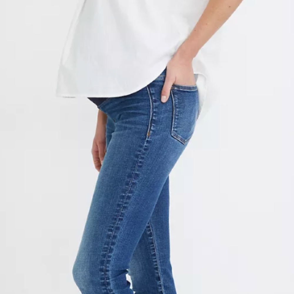 Madewell Over the Belly Maternity Ankle Crop Jeans